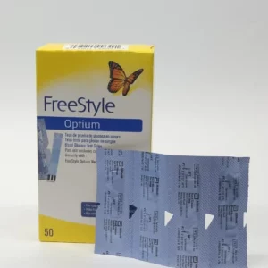 Tiras Reactivas Freestyle Optium Neo B Cetona Caja con 10 pzas